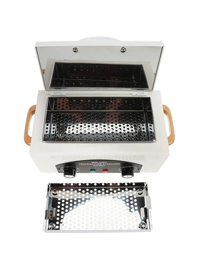 Compare CH360T Dry Heat Sterilizer for Metal Nail Tools and Scissors, Adjustable Temperature up to 220°C, 60Minute Timer at KSA Price