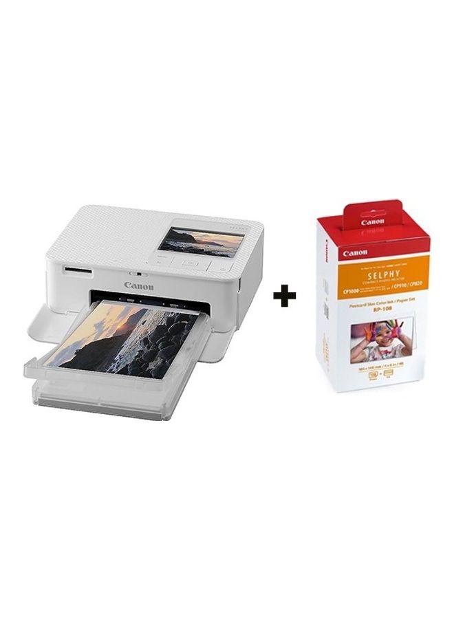 Selphy CP1500 With 108 Sheet And Ink Set…