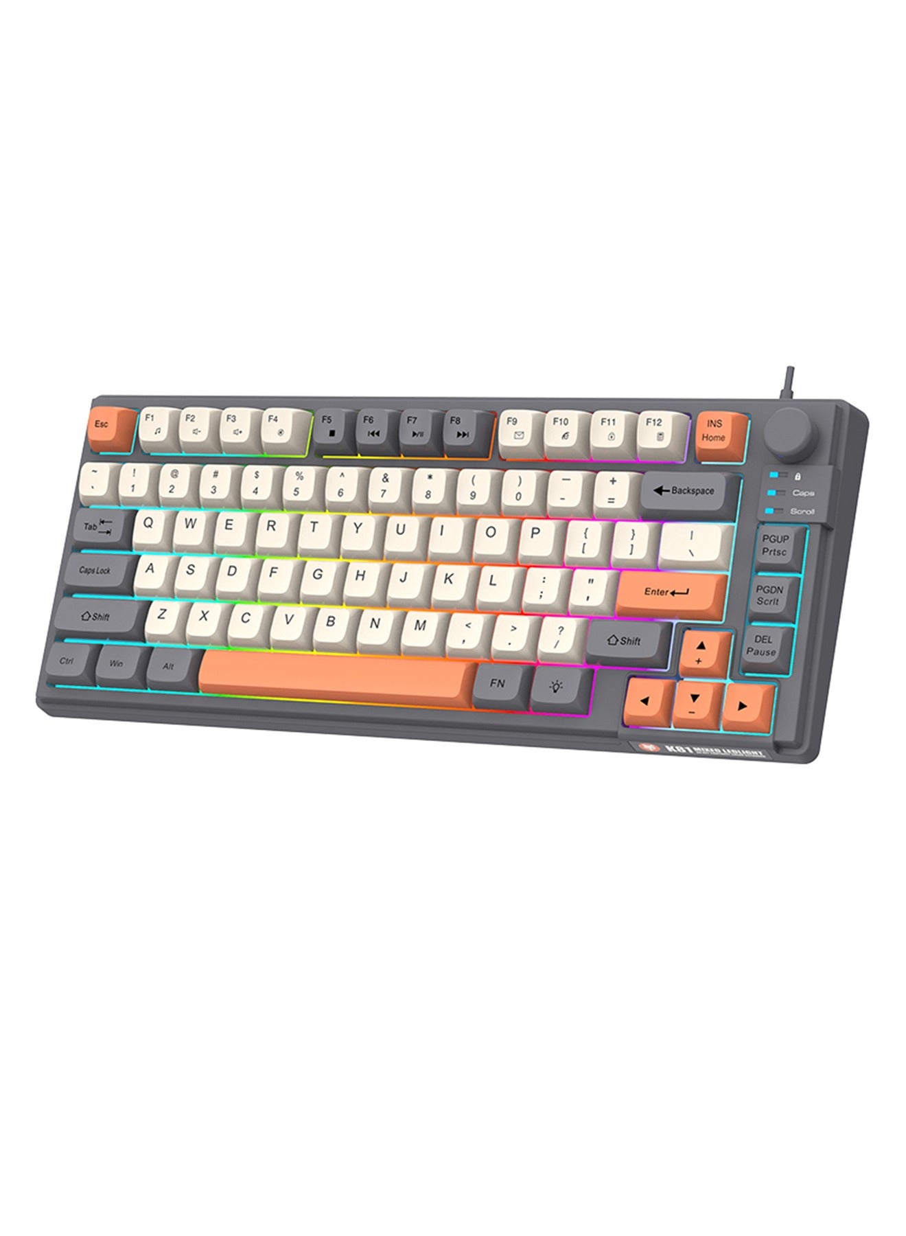 [Upgraded] Arabic and English Wired Gaming Keyboard,…