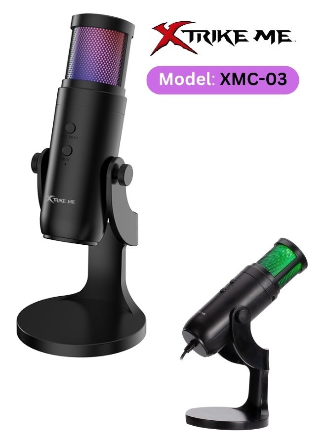 Gaming Microphone XMC-03 USB RGB Backlight Wired…