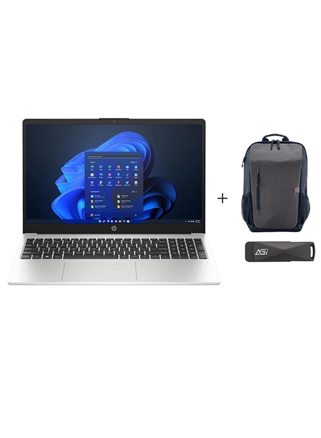 Compare 250 G10 Laptop With 15.6 Inch Full HD1920X1080 Display, Intel Core i51335U Processor16GB DDR4 RAM512GB SSDWindows 11Intel Iris Xe Graphics+BAG+FLASH DRIVE 64GB 3.2 EnglishArabic Silver at KSA Price