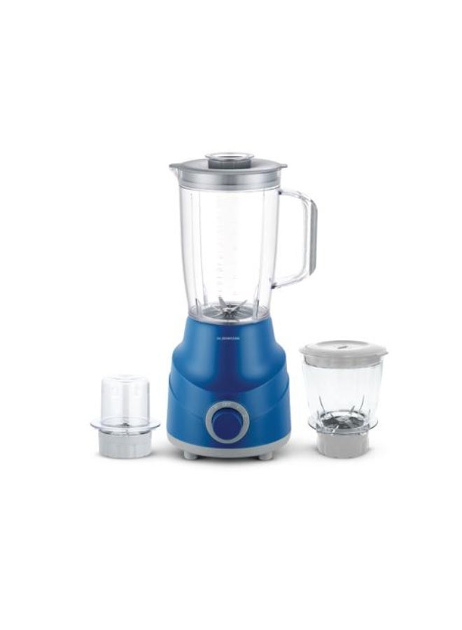 Compare Olsenmark 3in1 Blender 600W – OMSB4141N | 1.8L Unbreakable Jar, 2 Speed with Pulse & Turbo | Grinding, Chopping, Smoothies & Milkshakes | Blue | 2Year Warranty 600 W OMSB4141N Blue at KSA Price