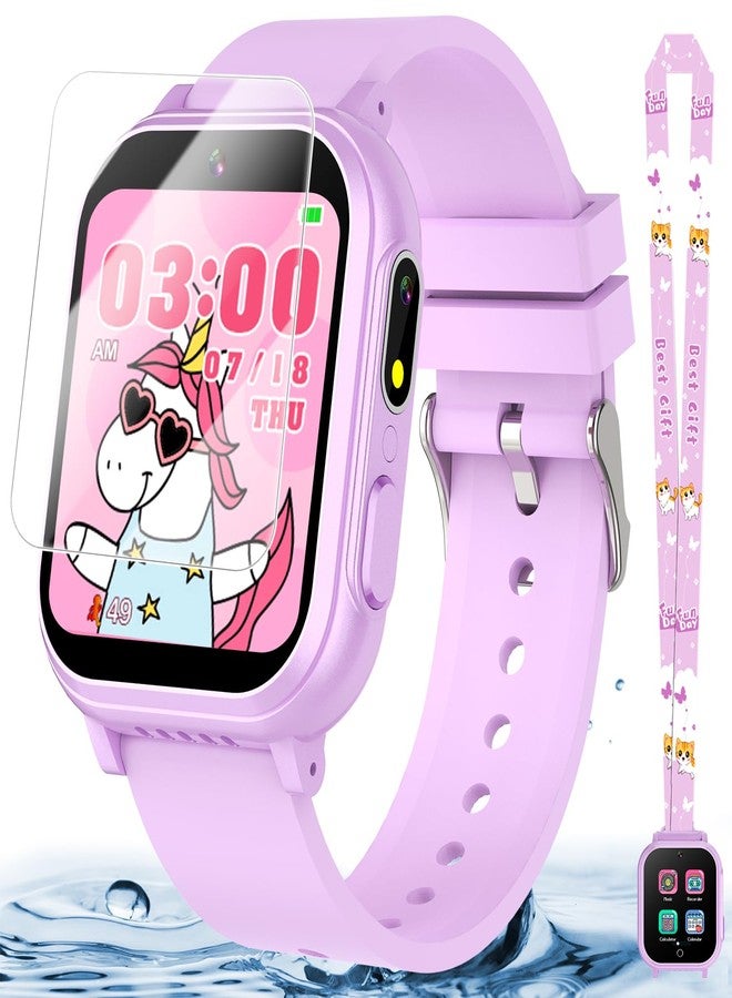 Compare Waterproof Smart Watch for Kids Gift for Girls Age 512 with 32 Games, Dual Camera, Habit Tracking, Music Player, Video, Alarm Clock, HD Touchscreen Kids Smart Watch Birthday Toys for 6 7 8 9 Year Old at KSA Price