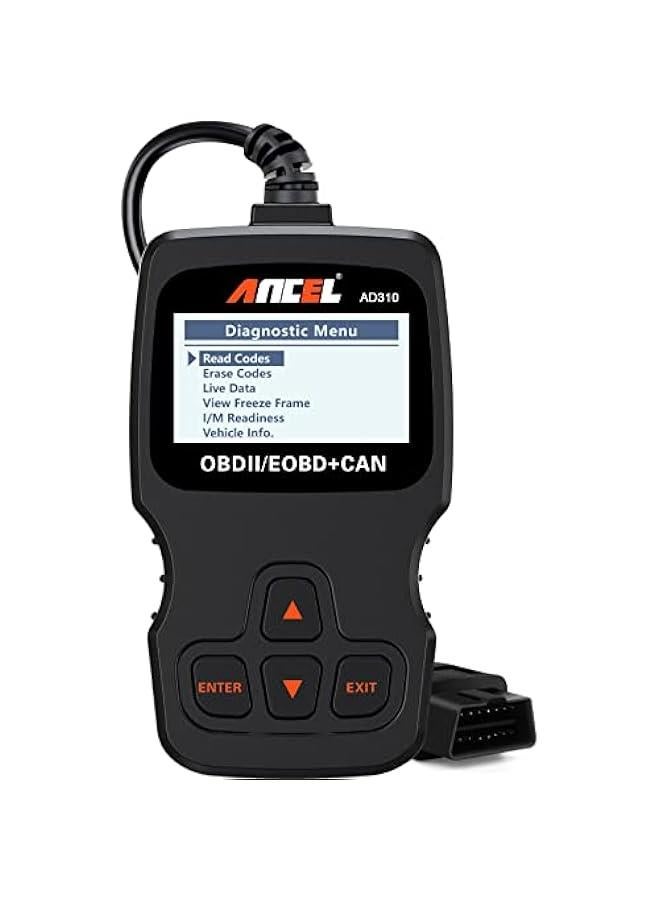 Compare AD310 Classic Enhanced Universal OBD II Scanner Car Engine Fault Code Reader CAN Diagnostic Scan Tool, Read and Clear Error Codes for 1996 or Newer OBD2 Protocol Vehicle Black at KSA Price
