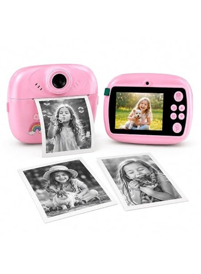 Kids Instant Print Digital Camera with Printer, Colour…