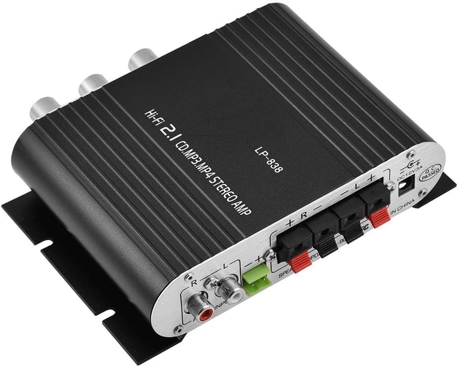 2 Channel 12v 15w Bass Amplifier Stereo Amplifier…