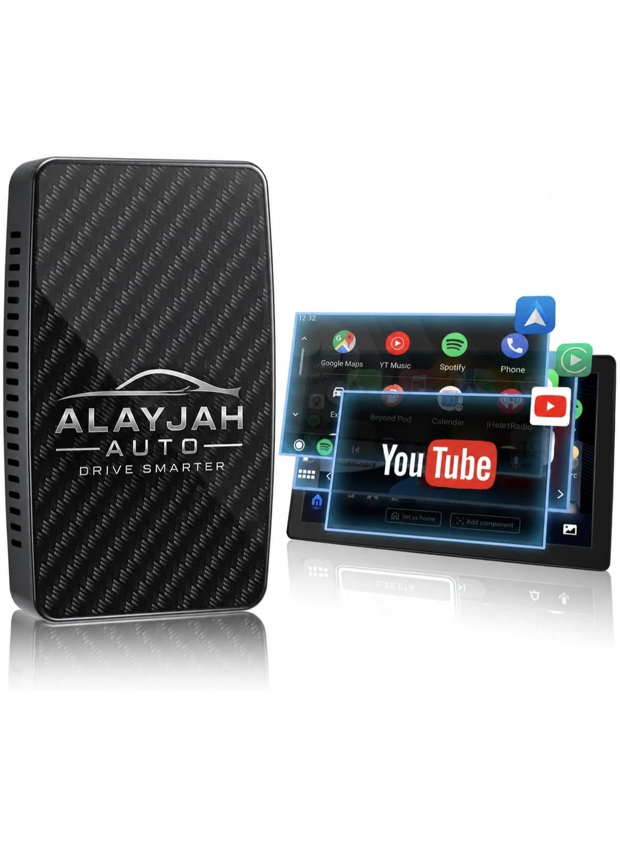 Compare CarPlay Wireless Adapter with YouTube & Netflix Support, 1 Piece, Seamless Entertainment, Easy Connectivity,Compact Size,10900030 at KSA Price