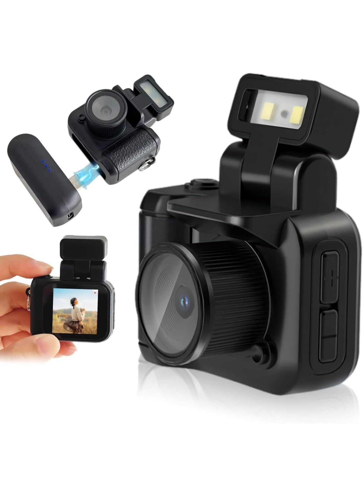 Digital Camera 1080P Retro CCD Mini Cam with…