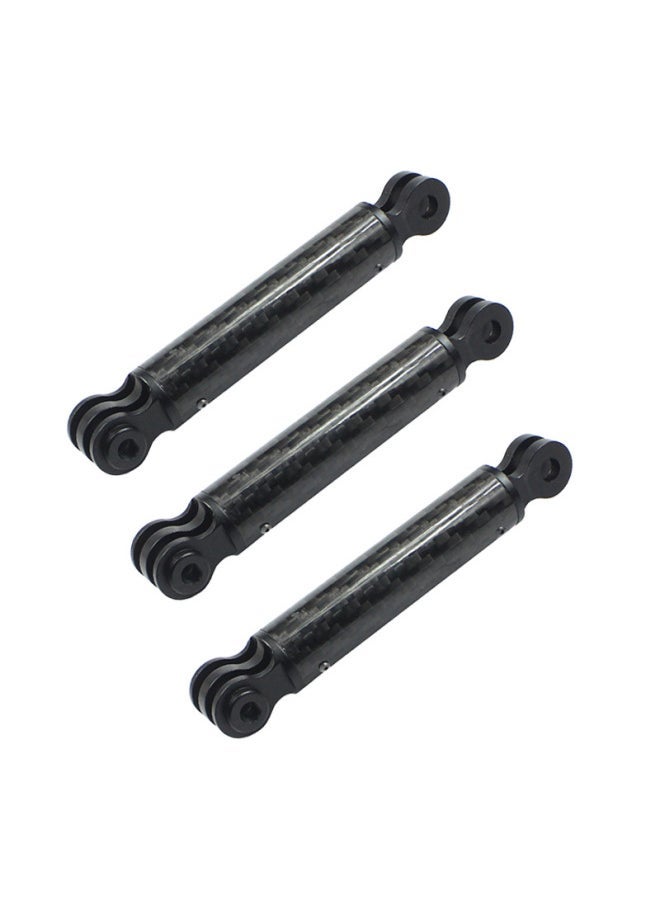 Compare For Insta360 OneXR Gopro11 Extension Arm Carbon Fiber Metal Selfie Stick Helmet Holder BracketColor:Carbon Fiber Arm 98mm Pack Of 3 at KSA Price
