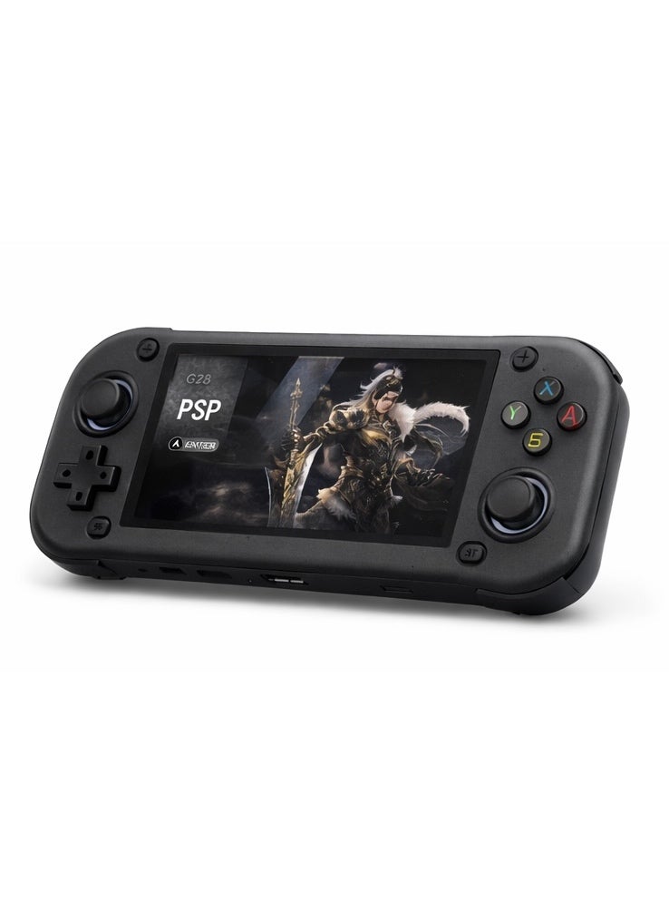 Compare G28 4.3” HD Handheld Game Console – Dual Analog Joystick – 2000mAh Rechargeable Battery – Retro Portable Gaming Player – Black at KSA Price