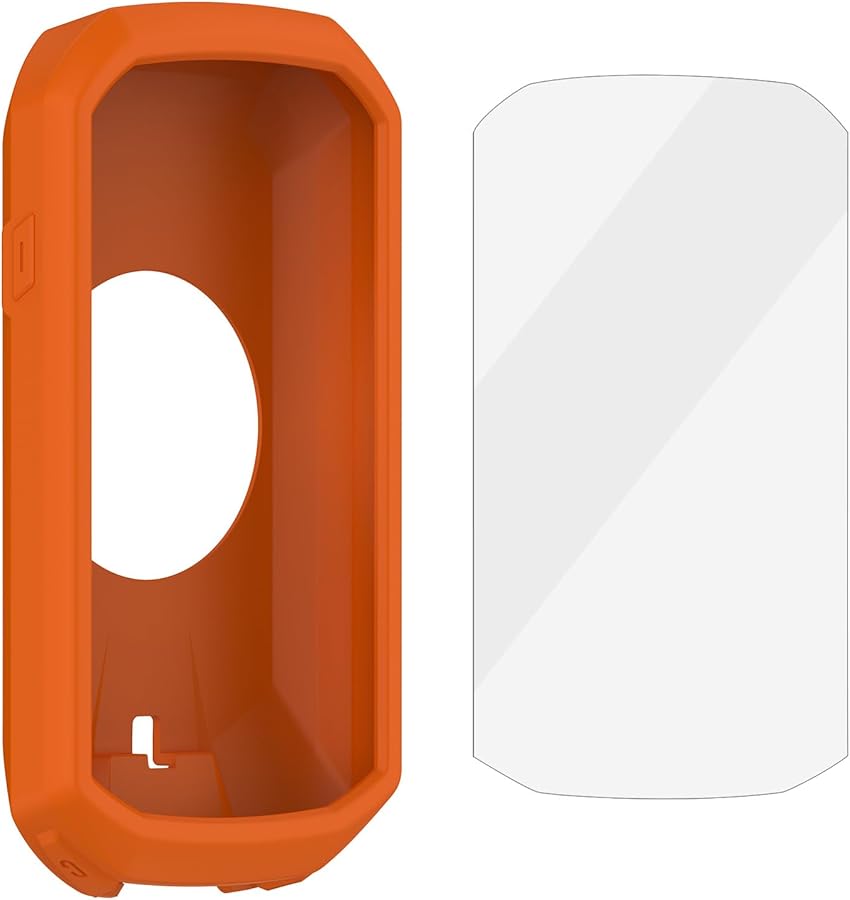 Compare Shockproof Silicone Protective Case With Screen Protector For 1050 Code Watch Navigation Cycling Computer Color A at KSA Price