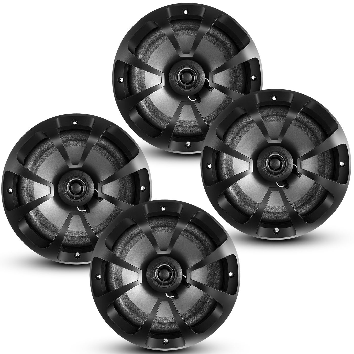 Compare Datanly 2 Pairs 2Way Coaxial Car Audio Speakers Full Range Speakers with Powerful Sound and Easy Installation Enhanced Bass Response Black Car Loudspeaker 6.5 at KSA Price