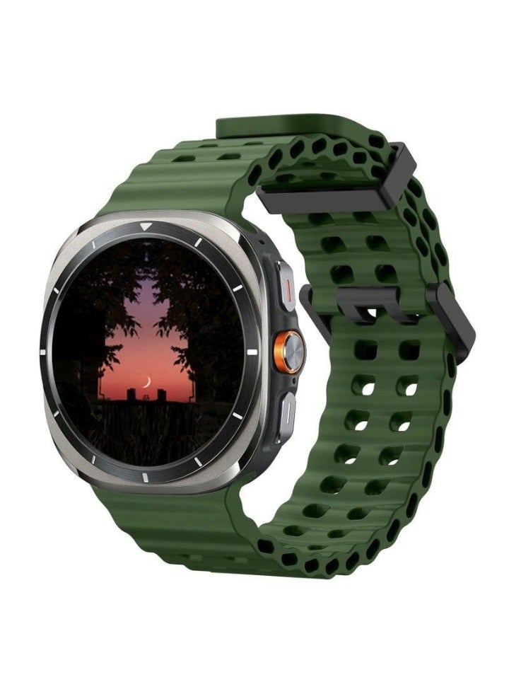 Compare Soft Silicone Adjustable Replacement Strap for 47mm Smartwatch | Durable Sport Bracelet Compatible with Galaxy Watch 7 Ultra | Lightweight, SweatResistant, Comfortable Band for Active Use | Easy Installation – at KSA Price