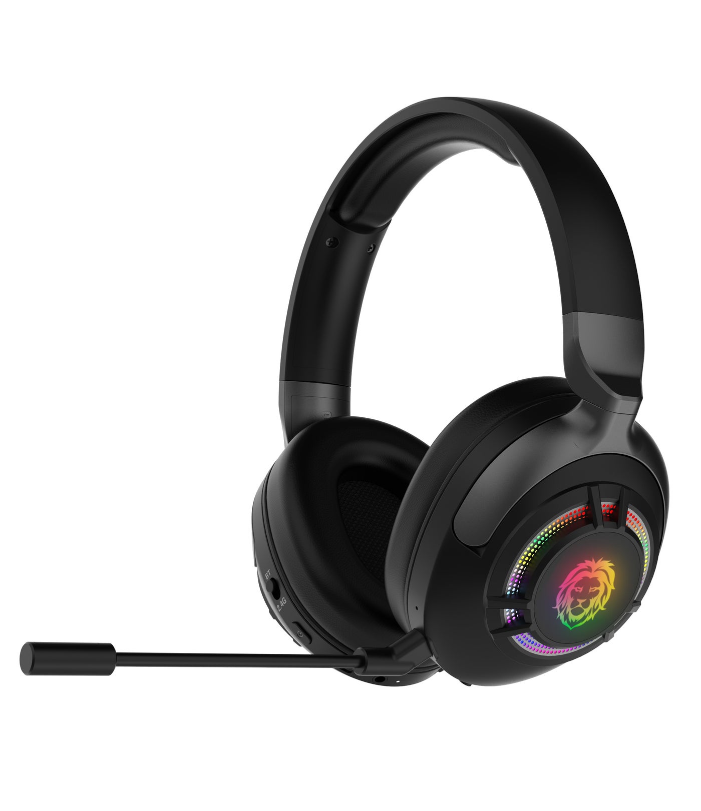 Compare Gaming Headset with Active Noise Canceling, 50mm Dynamic Driver, 50h Playtime, Ultralow Latency, Immersive Audio Experience, Multidevice Compatible, 600mAh Battery Capacity, 10m Operating Distance at KSA Price