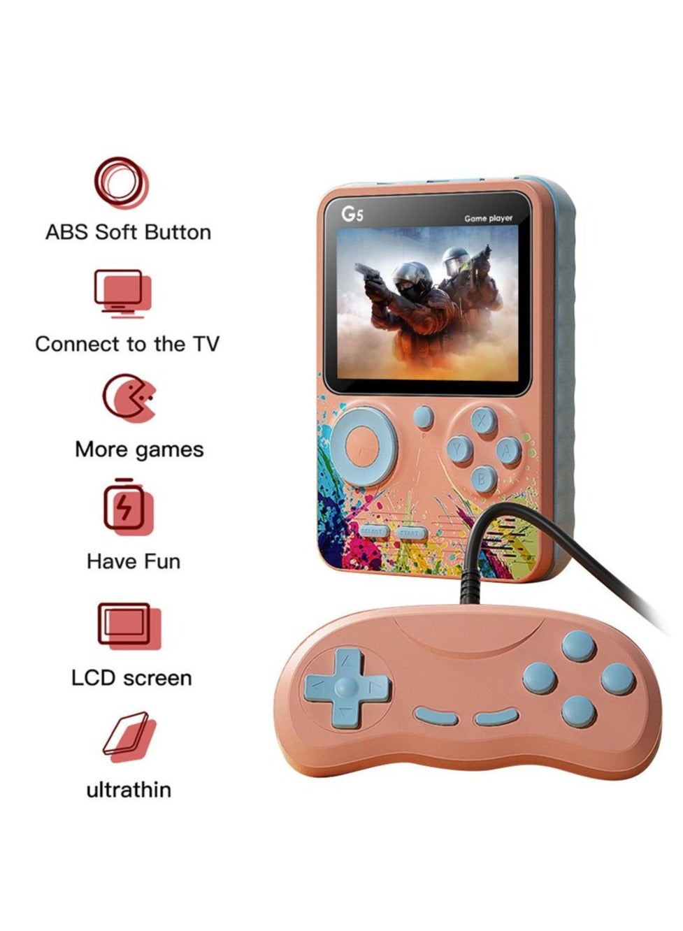 GS Handheld Game Console 3.0inch Color Screen Mini…