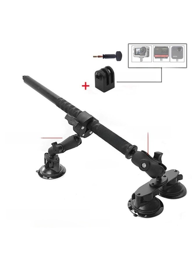 Compare Car Suction Cup Third Person Shooting Accessories Insta360 Onex2RGoPro Selfie Stick Roof BracketColor:K06 Car Suction Cup Set 1 9cm +6cm Connecting Rod + Pantilt Adapter at KSA Price