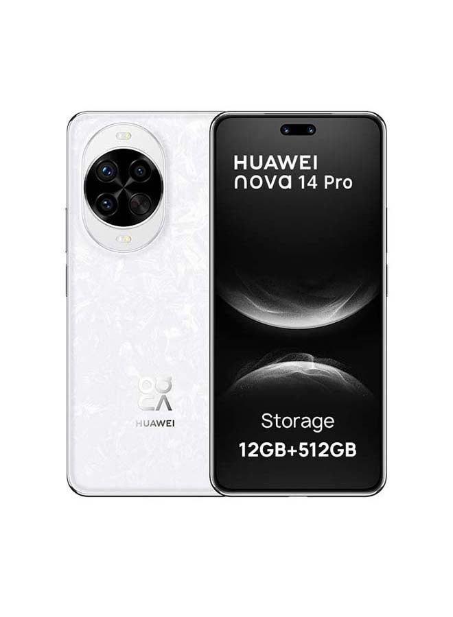 Nova 14 Pro Dual SIM White 12GB RAM 512GB…