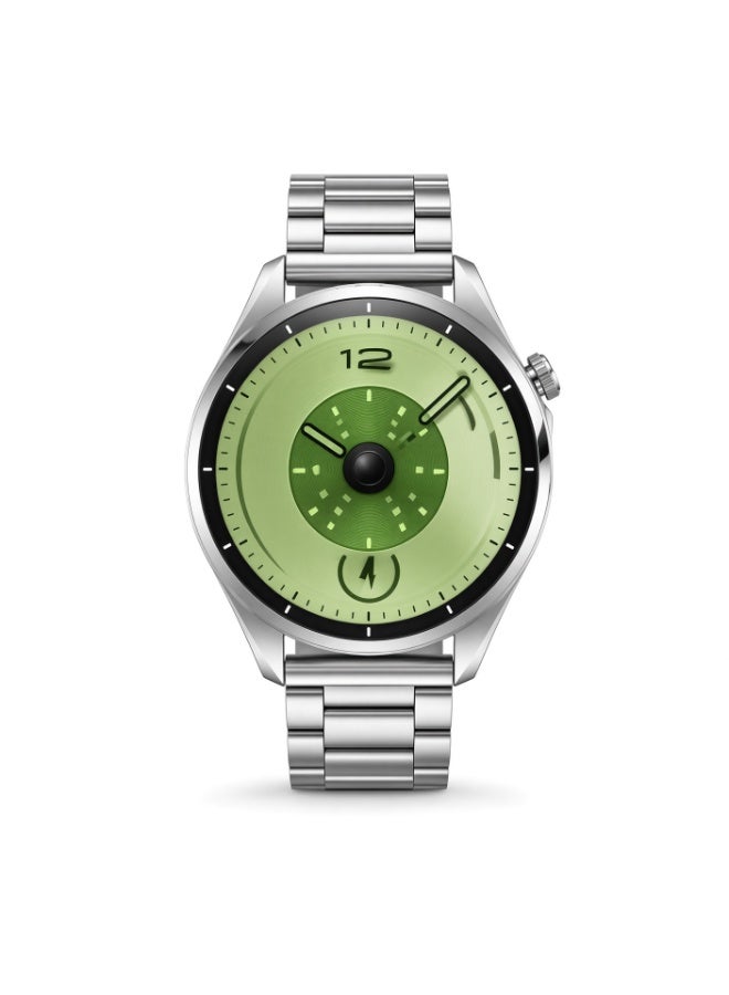 Compare GT4 Pro AMOLED Smart Watch, AI Assistant, Compass, Wireless Charging, Heart Rate & Sleep Monitor, Bluetooth Calling, Fitness Tracker, Full Touchscreen Display, Multiple Sports Modes, 3 Pairs Interchangeable Straps, Compatible with Android & iPhone, Smartwatch for Men & Women at KSA Price