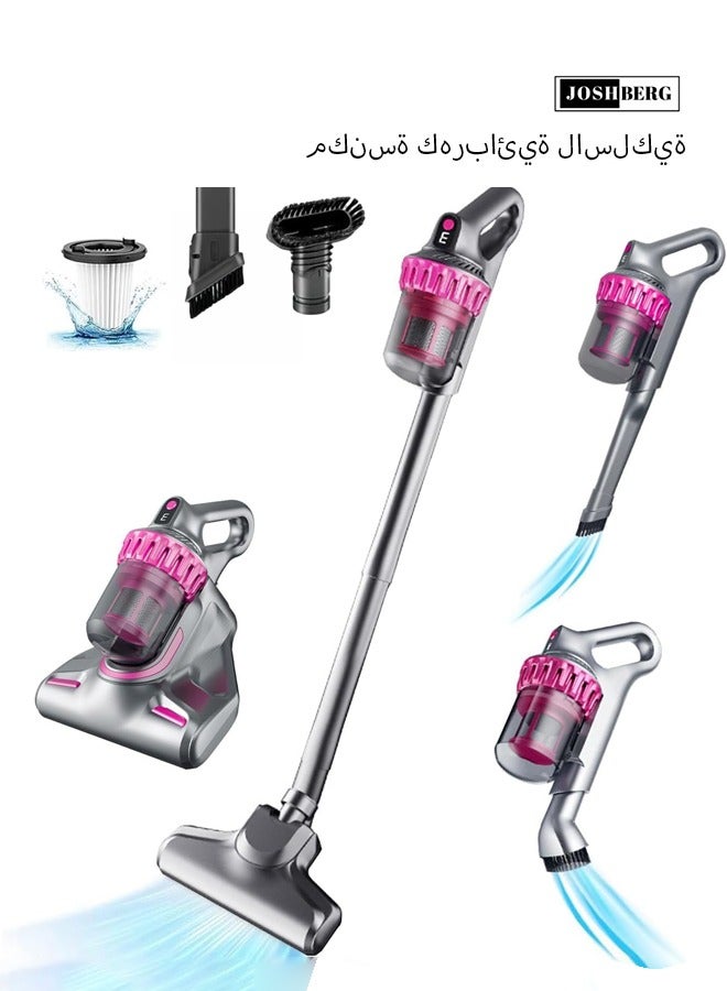 Compare 4in1 Cordless Vacuum Cleaner, 10Kpa100W Powerful Suction Stick Vacuum with UV Mite Removal, Ideal for Home, Car, Hard Floor, Carpet, Pet Hair, HB807 at KSA Price