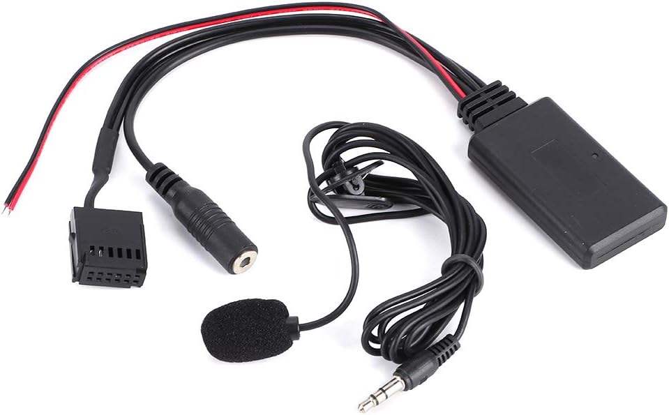 Compare klarako Bluetooth Audio Adapter, Car Bluetooth AUX?IN Cable Adapter with Microphone Handsfree Calling Fit for Focus 6000CD at KSA Price