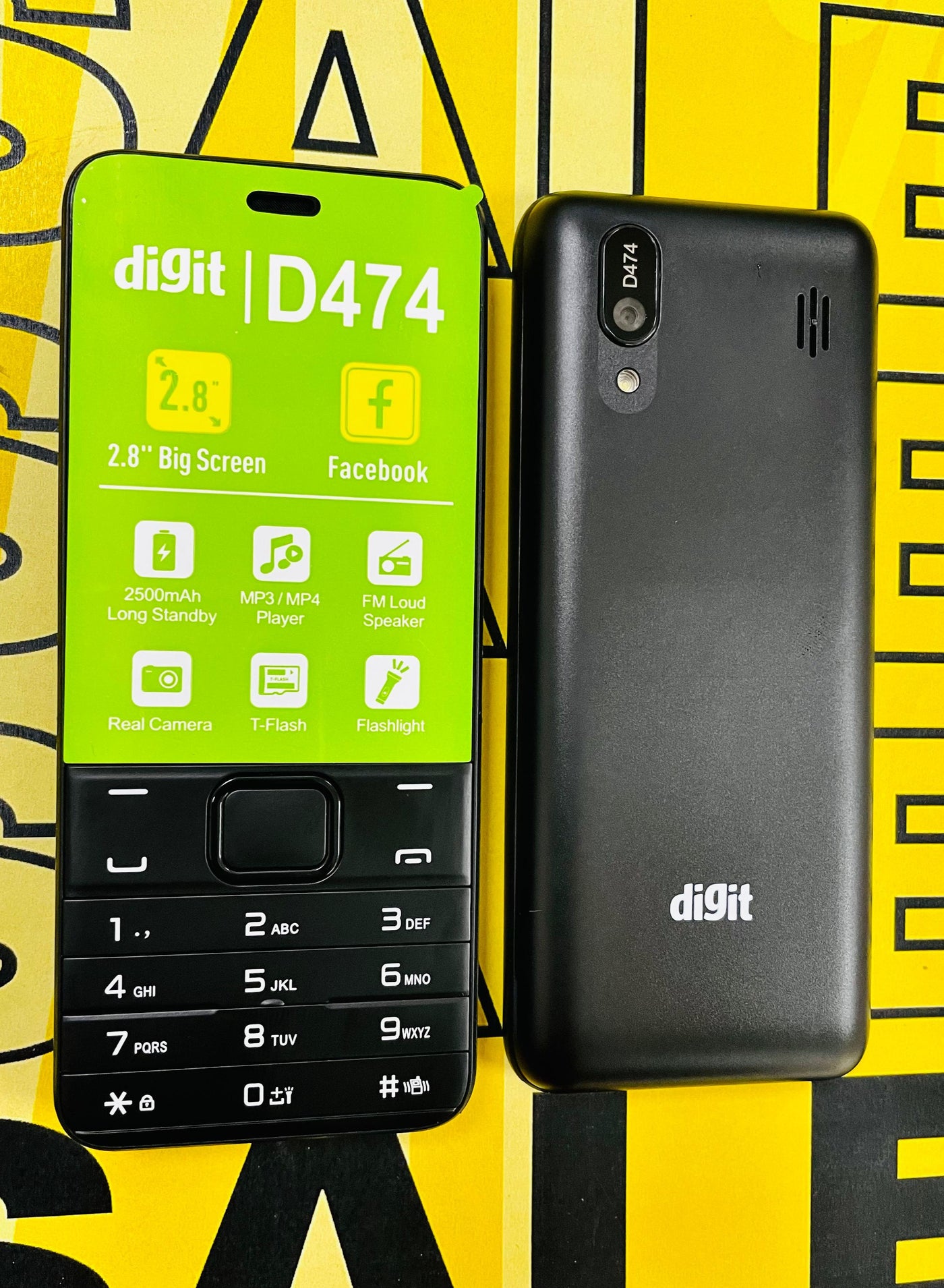 Digit Mobile D474 Dual Sim 2.8 Big Screen…