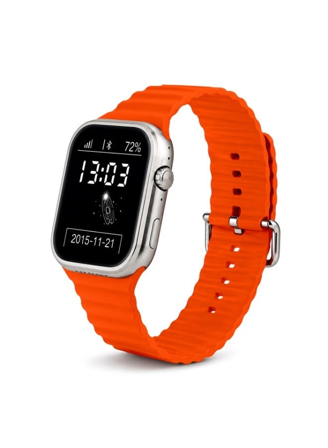 Compare C90 Ultra 4G Smart Watch Dual SIM Support Full Touchscreen Detachable Design Orange Digital Smartwatch Cellular Connectivity Touchscreen Wristwatch for Men Women at KSA Price