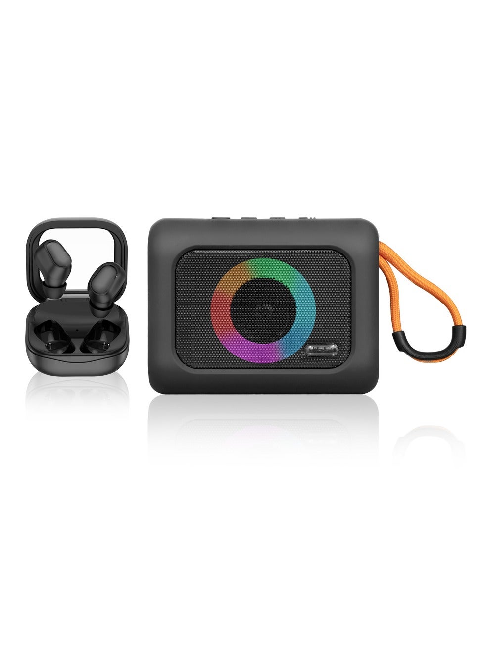 Trands Wireless Speaker and Earbuds Combo