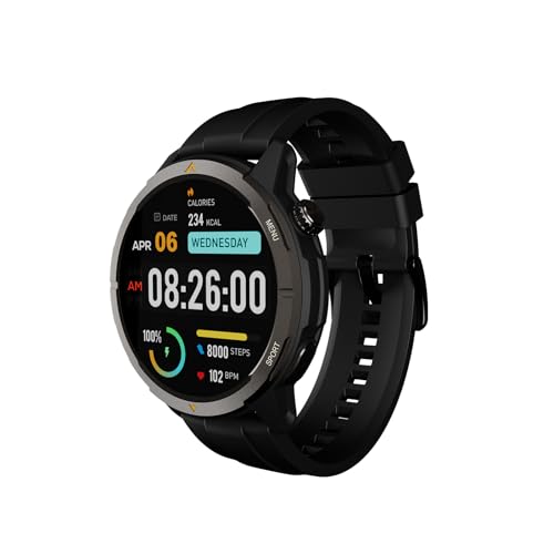 Compare AGM Legion Rugged Smart Watch for Men, 5ATM Waterproof, Shockproof & Dropproof, 100+ Sports Modes, Bluetooth Calling, Compass, Barometer & Altimeter, 1.43 AMOLED Display, Heart Rate & Sleep Tracking at KSA Price