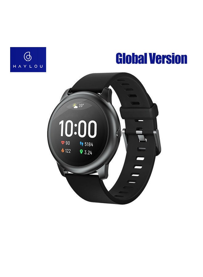 Compare 340 mAh Global Version LS05 Solar Smart Watch Black at KSA Price