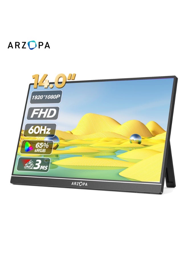 14 Inch Ultra-Thin Portable Monitor A1S, FHD…
