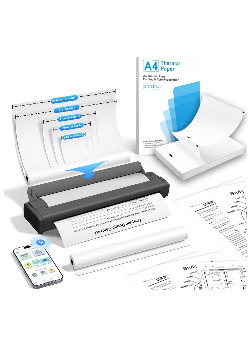 X9 Portable Thermal Printer, High-definition Printer…