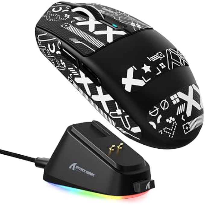 ATTACK SHARK G3PRO WIRELESS GAMING MOUSE WITH RGB…