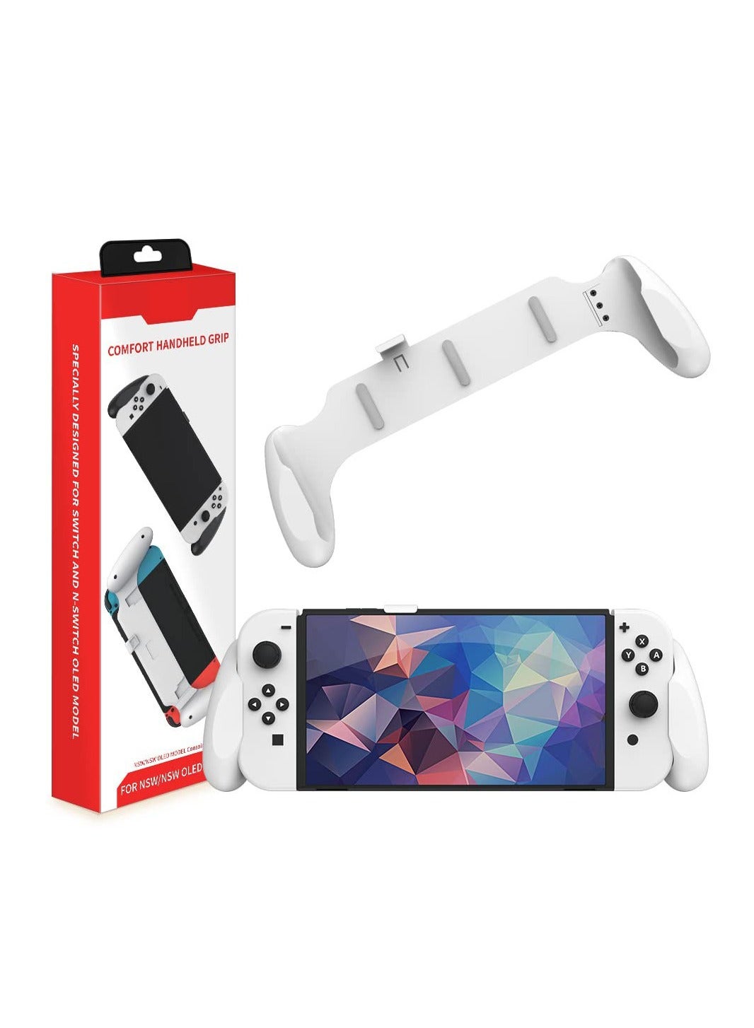 Ergonomic Hand Grip for Switch OLED/Dockable Switch,…