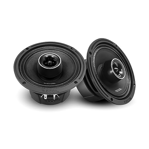 Compare RECOIL MX65 Pair 6.5Inch 2Way Pro Audio Midrange Coaxial Speakers with Builtin Bullet Tweeters 560 Watts Max 280 Watts RMS 4Ohm Water Resistant, Grills Included at KSA Price