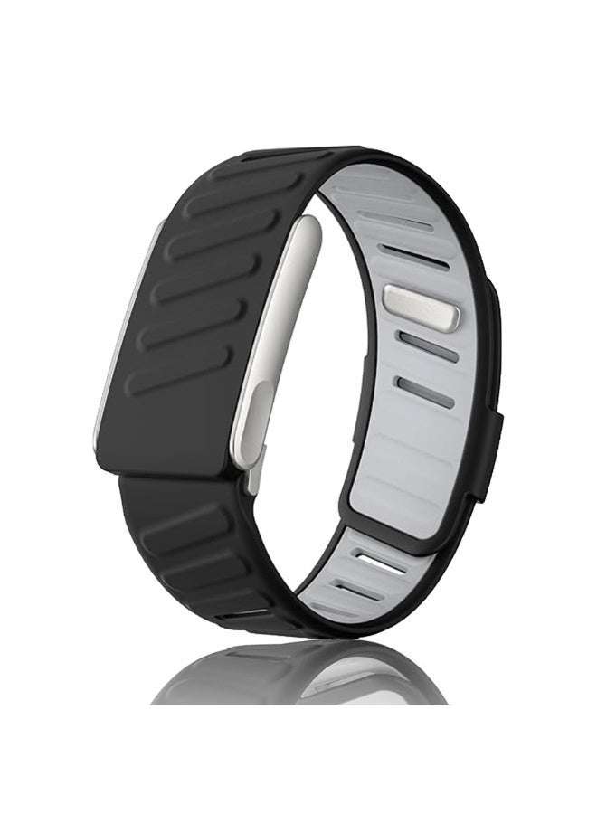 Compare ZOXITY Silicone Wristband Compatible with Whoop 5.0 Band, Silicone Sports Loop Strap for Men & Women Comfort Durable Soft Adjustable, Breathable, with U Shapped Connector at KSA Price