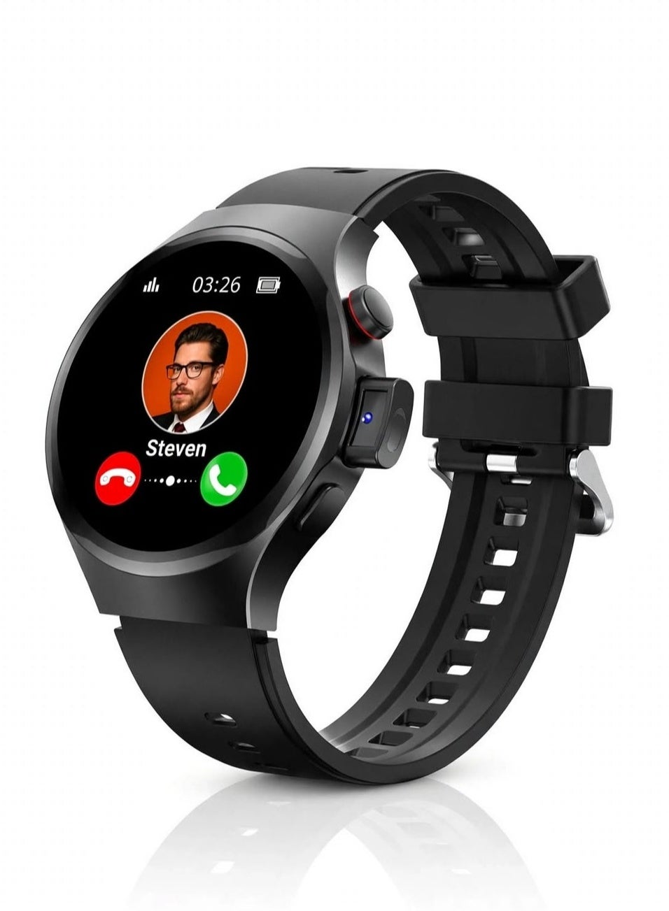 SM405 Round Dial Smartwatch for Men with SIM…