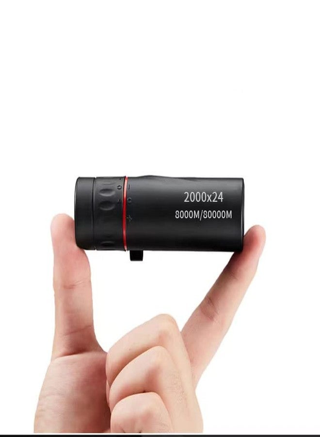 Compare 2000X24 Monocular Focus Optics Telescope onocular Power for Adults with Phone AdapterNight Vision Monocular Lightweight Pocket Monoscope with for Adults Teenager, 8000M80000M Gifts at KSA Price