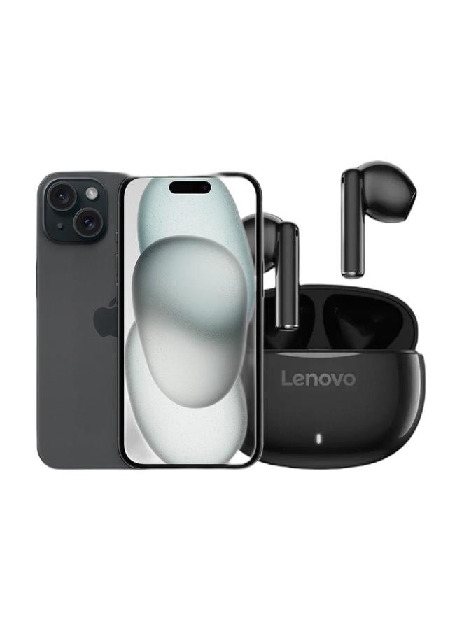 Compare Renewed  iPhone 15 128GB Black 5G With Facetime & Renewed  E310 True Wireless Stereo Earbuds, Bluetooth 5.3, 13mm Drivers, AI Call Noise Reduction, 20 Hours Playtime, USBC Charging, Lightweight  Black , with 1Year Replacement Warranty Bundle at KSA Price