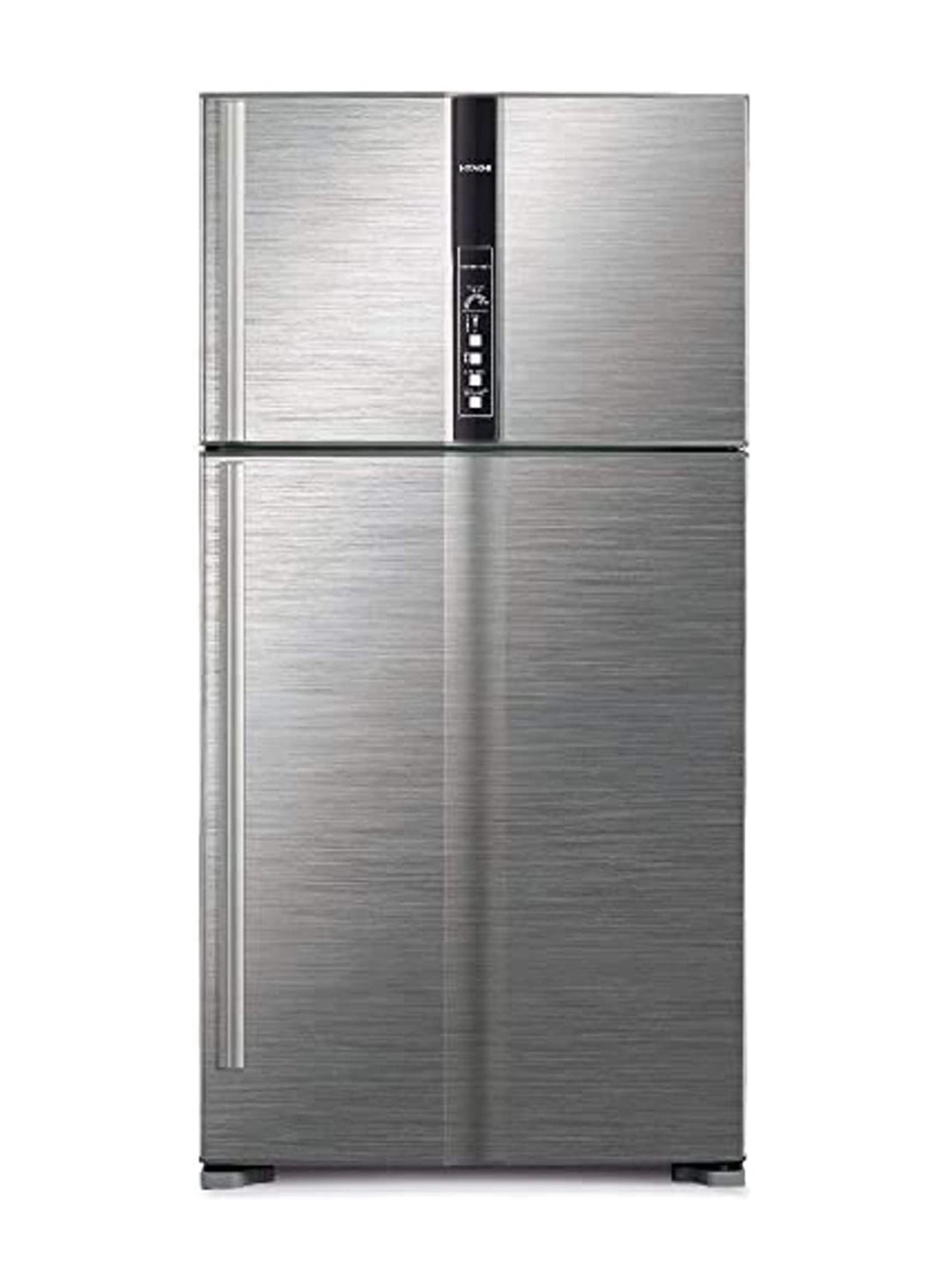 Compare 990L Gross Top Mount Double Door Premium Refrigerator, 10 Year Warranty on Inverter Compressor, 2 Doors Fridge, Dual Fan Cooling, LED Panel, Twist Ice Tray 452.6 kW RV990PUK1K1BSL Brilliant Silver at KSA Price