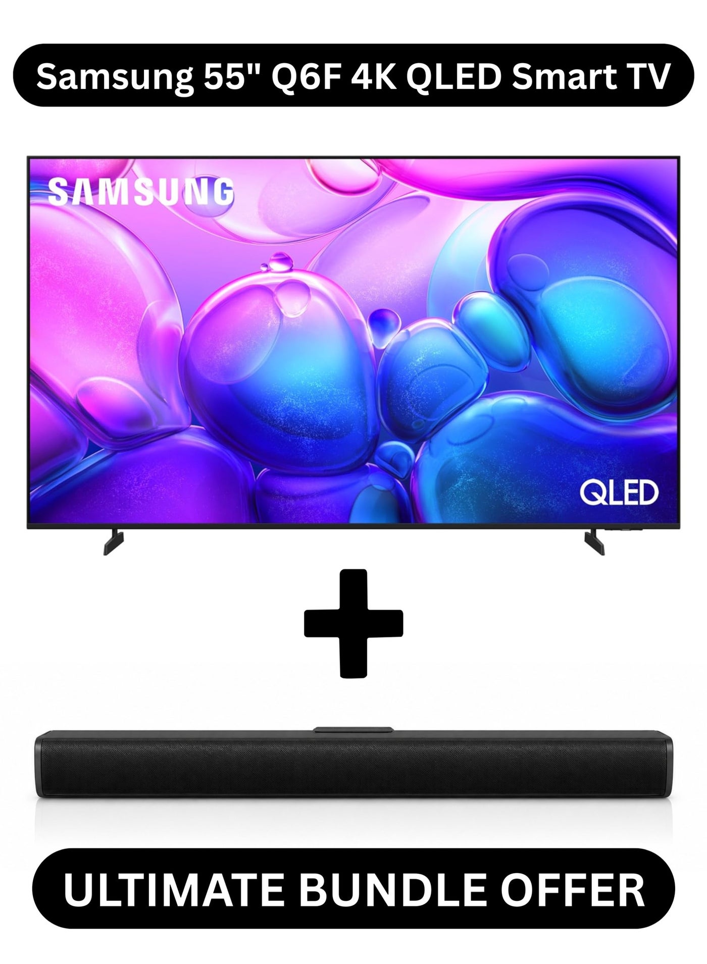 Samsung Bundle of 55 Inch Q6F 4K QLED…