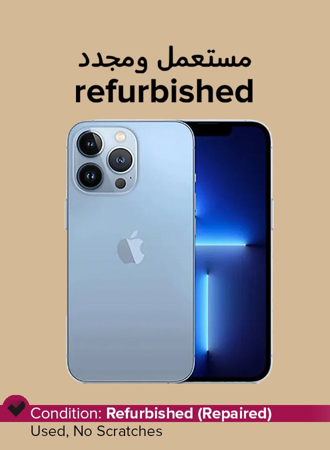 Compare Refurbished  iPhone 13 Pro Max 128GB Sierra Blue 5G With Facetime  International Version at KSA Price
