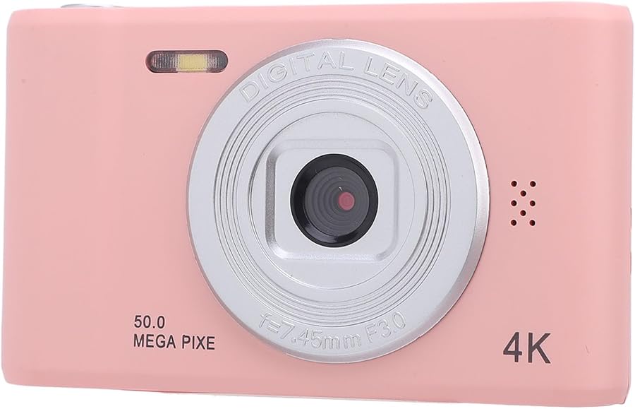 4K 50MP Digital Camera With Anti Shake 8X Zoom…
