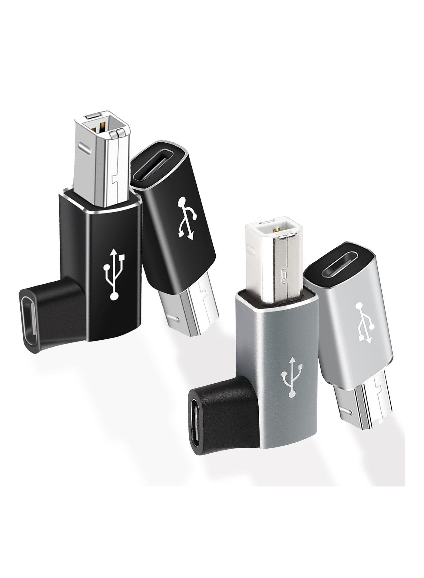 Compare 4 Pack USB C to B Print Converter Type C to MIDI Digital Interface Adapter, Connect Keyboard to Mobile Phone via OTG, for Printer, Electric Piano at KSA Price