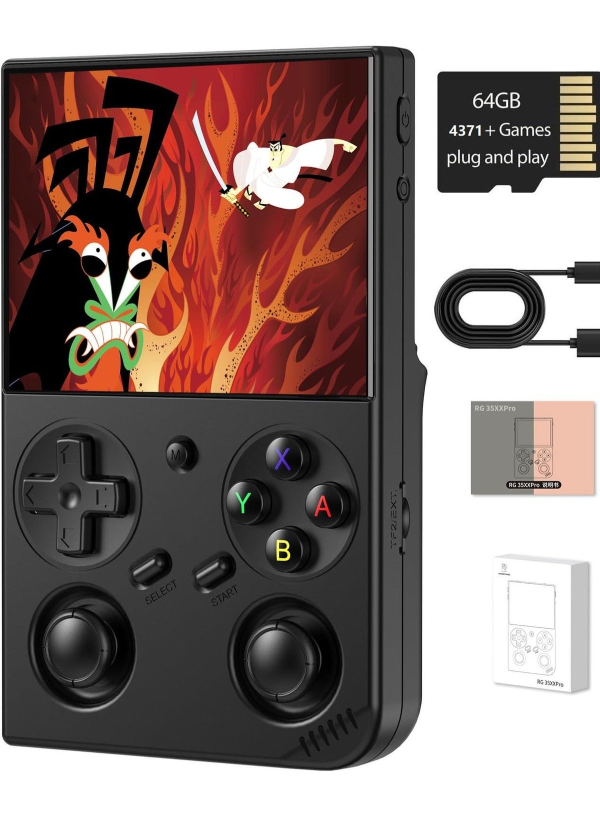 Compare Anbernic RG35XX Pro Retro Handheld Game Console , RG 35XXPro Support HDMI TV Output 5G WiFi Bluetooth 4.2 , 3.5 Inch IPS Screen Linux System Preloaded 4353 Games 3200mAh BatteryBlackNew at KSA Price