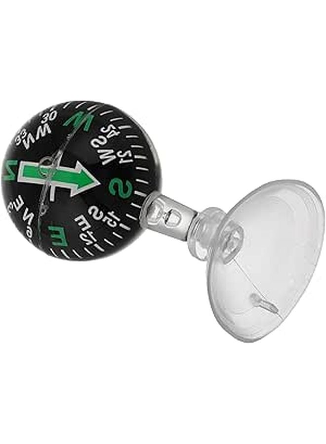 Compare Black Car Dashboard Compass Portable Suction Cup For Navigation Vehicle Interior Accessory at KSA Price