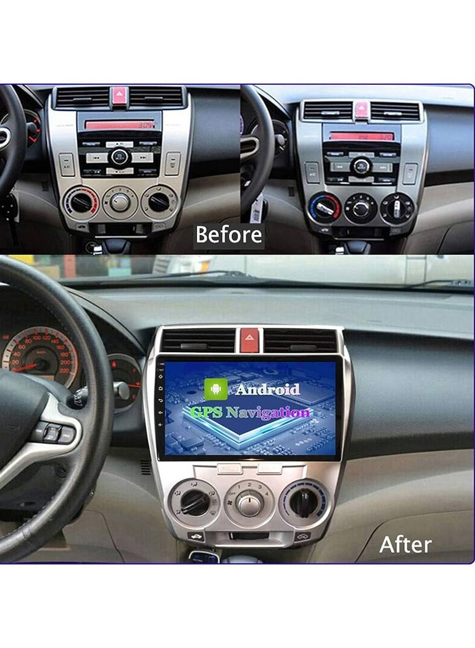Compare Android Screen for Honda City 20082014 Quad Core 2GB Ram 32 GB Rom Support Apple Car Play  Android Auto Wireless at KSA Price