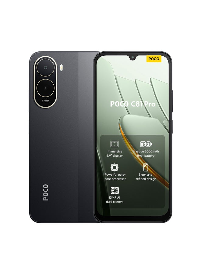 POCO C81 Pro Black 4GB RAM 128GB 4G…