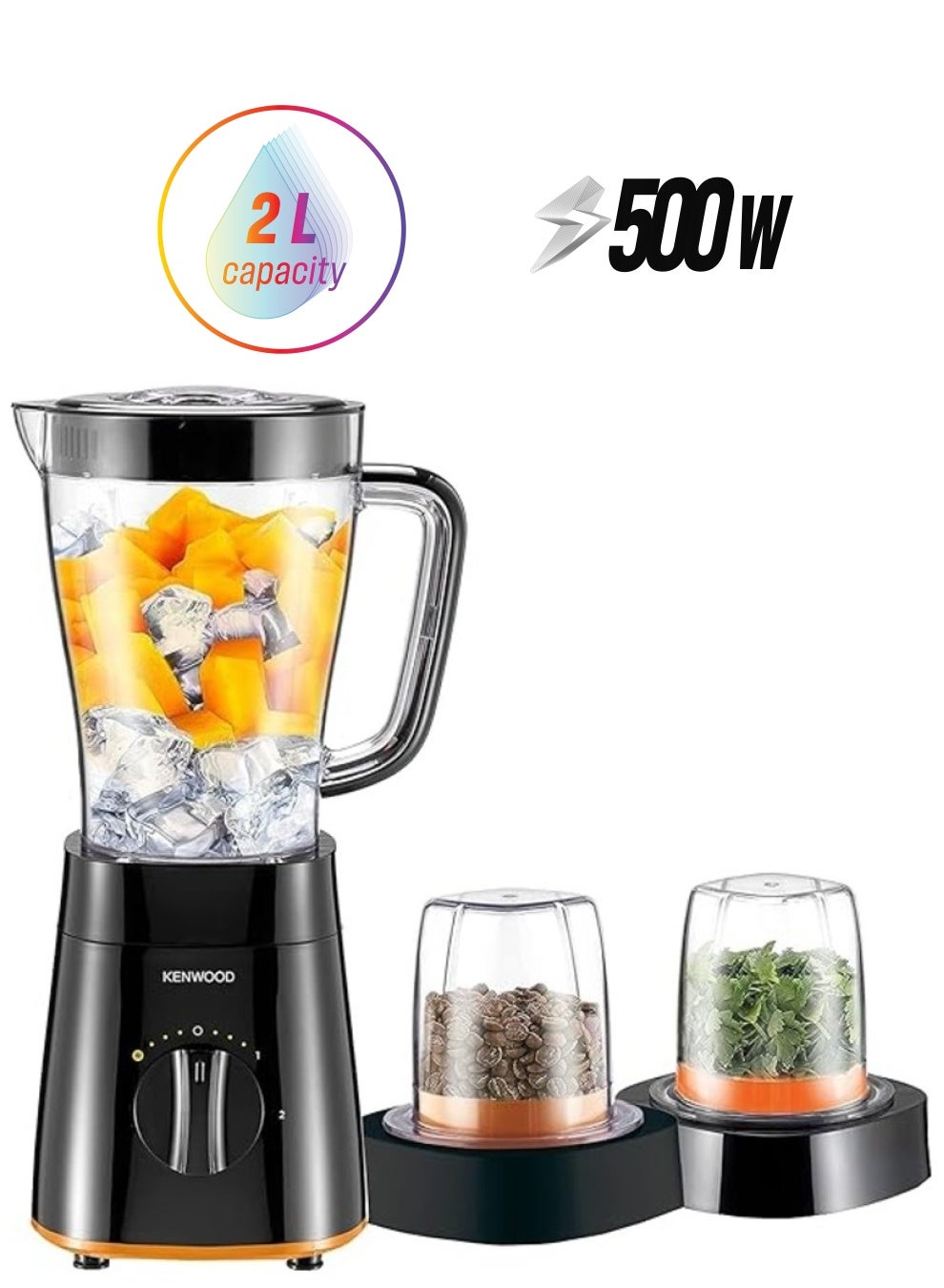 Kenwood Belnder Smoothie Maker BLP16.360 500W 1.5L…