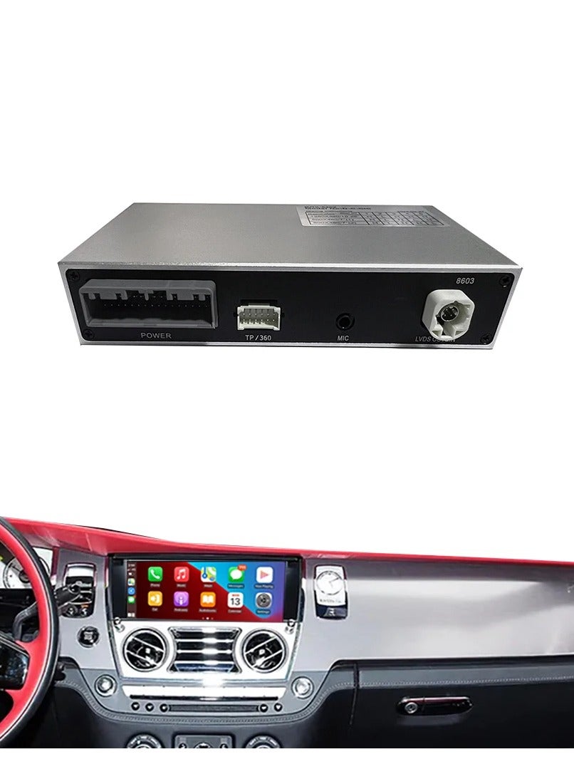Compare Raymos Wireless Carplay and Android Auto Interface Linux System Multimedia Upgrade for  Rolls Royce NBT    Phone Mapping Local Audio and Video Playback, Supporting the Installation of AHD front and Reverse with 360 Degree Panoramic Camera at KSA Price