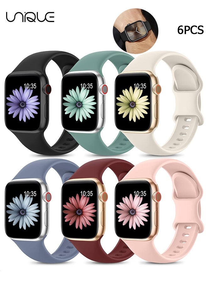6 Pack Sport Straps Compatible with Apple Watch…